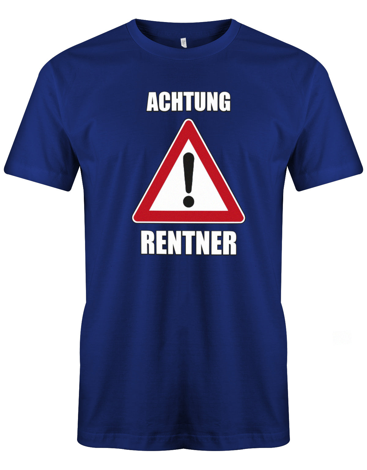 achtung rentner Rentner Shirt 2024 T Shirt Rente Bedrucktes rentner Shirt 24 royalblau