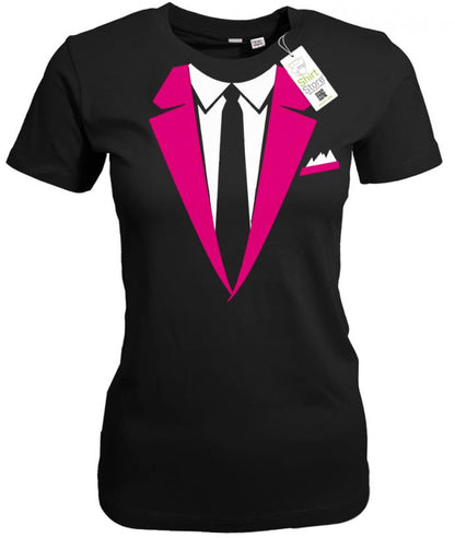 anzug-damen-schwarz-pink