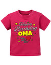 Oma Spruch Baby Shirt. Happy Birthday Oma, Mein Herz gehört dir. Sorbet