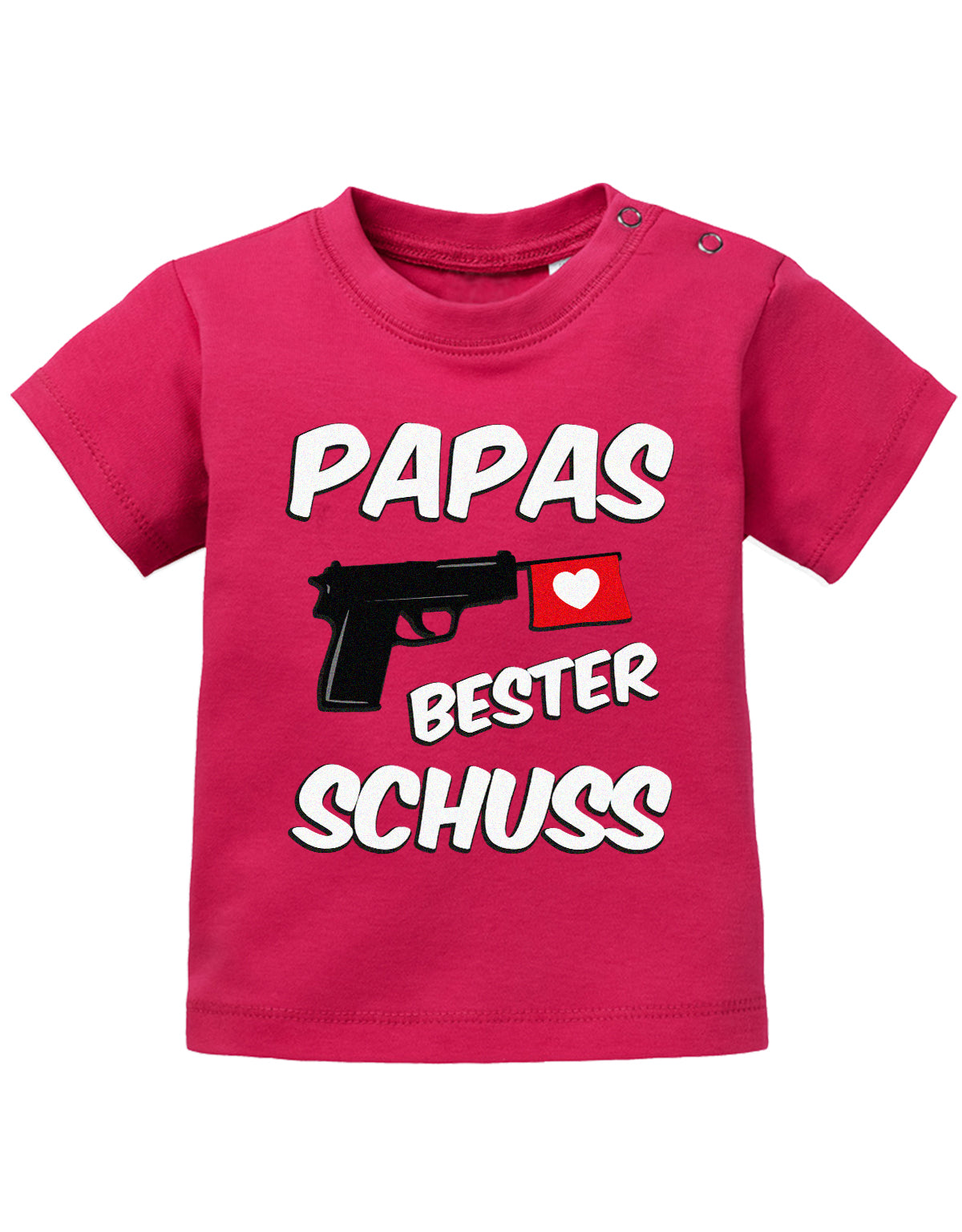 Lustiges süßes Sprüche Baby Shirt Papas bester Schuss Sorbet
