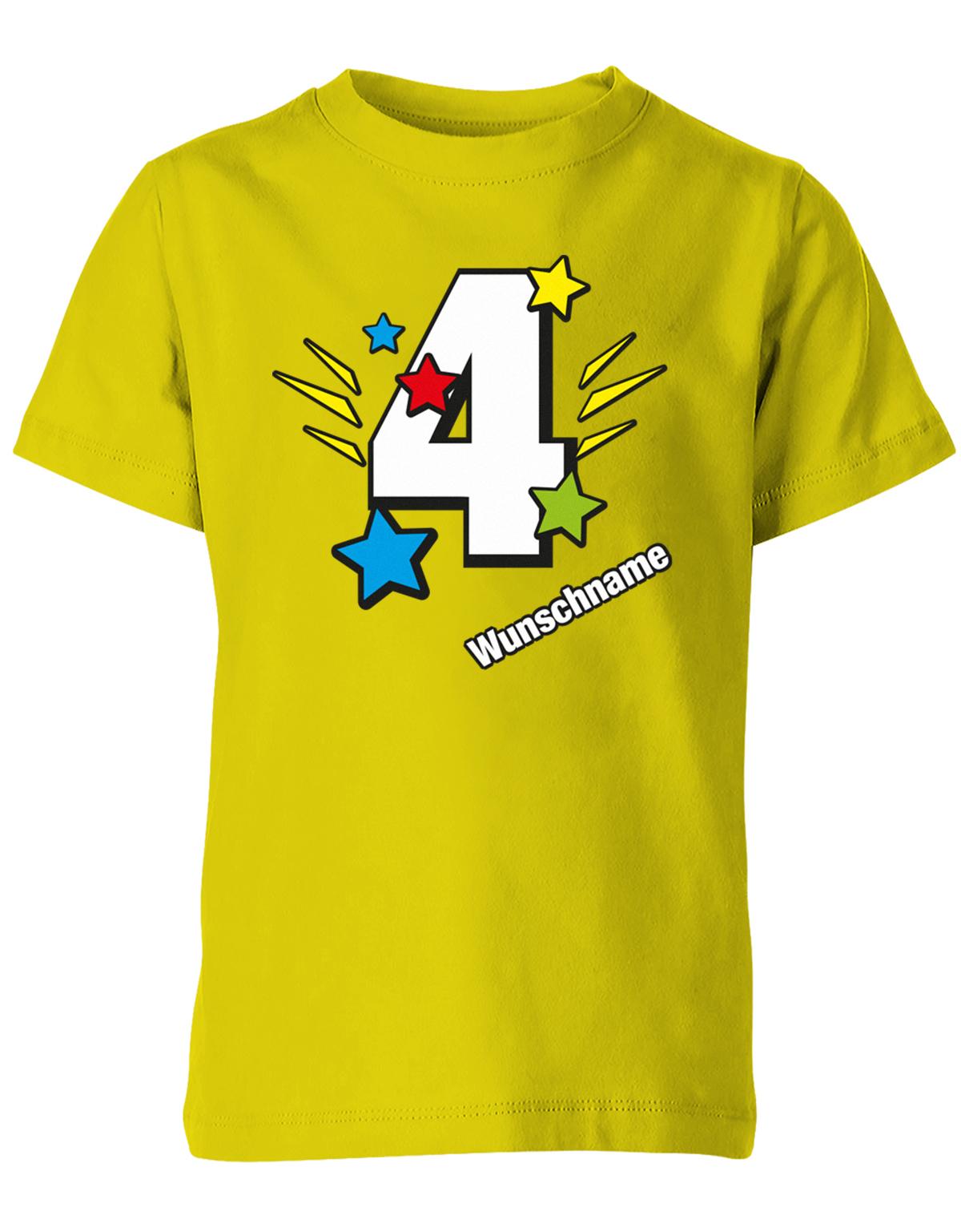 bunte-sterne-4-geburtstag-wunschname-kinder-shirt-gelb