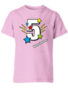 bunte-sterne-5-geburtstag-wunschname-kinder-shirt-rosa