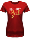 Frauen Geburtstag Shirt Schlicht Birthday Girl
