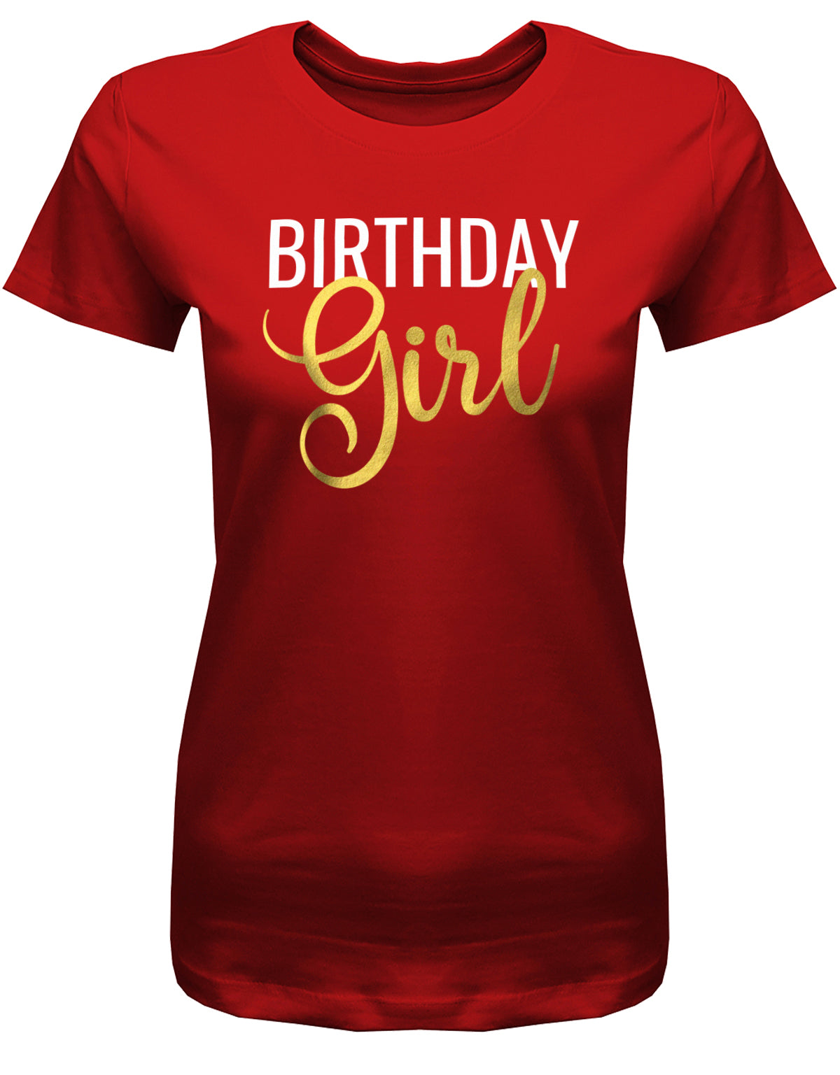 Frauen Geburtstag Shirt Schlicht Birthday Girl