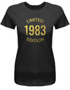 Limited Edition 1983 Gold Rosegold - Jahrgang 1983 Geschenk Frauen Shirt