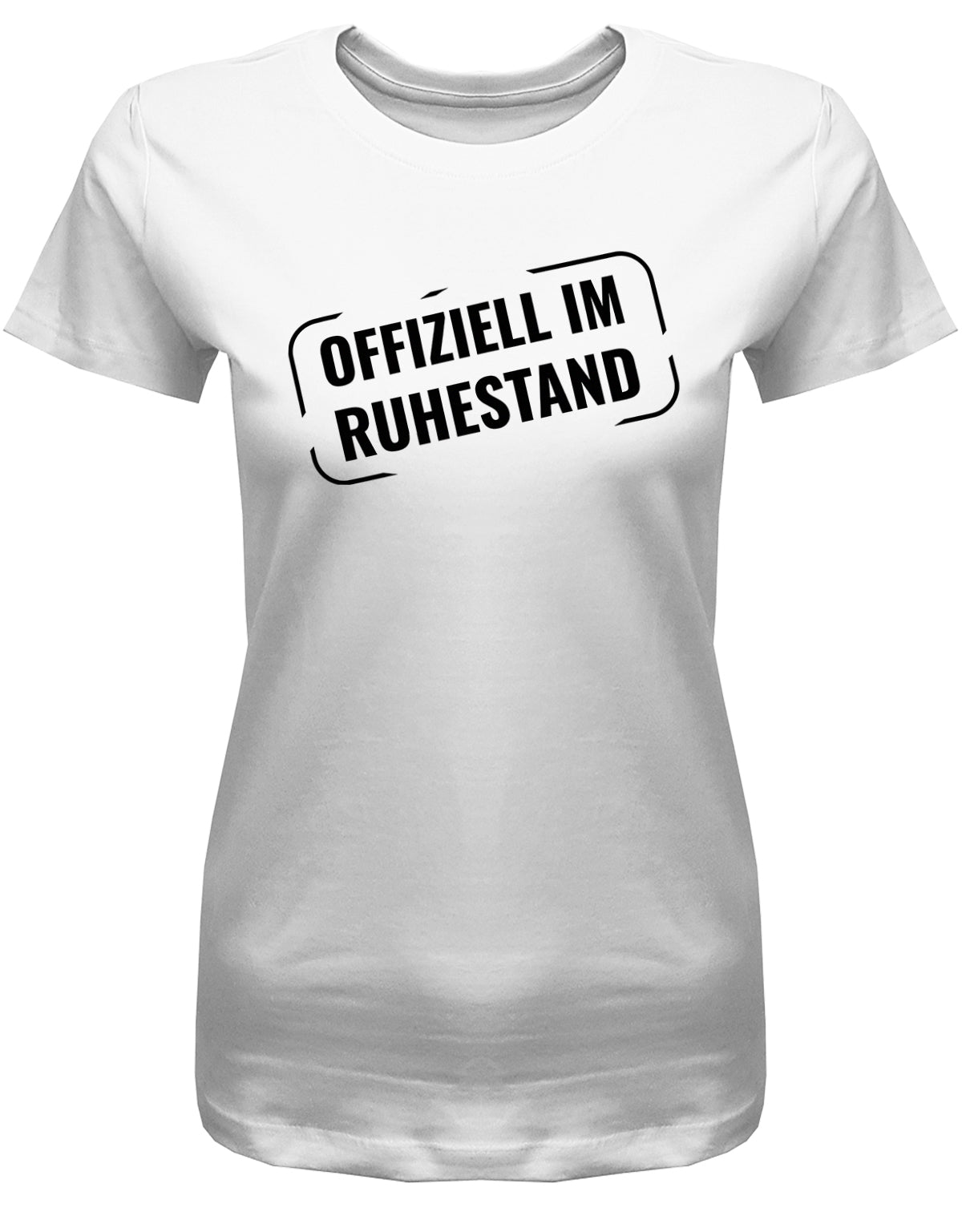 Offiziell Im Ruhestand Stempel Style - Frauen Rentnerin T-Shirt