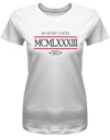 my history started 1983 - MCMLXXXIII römische Zahlen - Jahrgang 1983 Geschenk Frauen Shirt