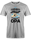 Opa T-Shirt – Alle nennen mich bei meinem Namen aber die wichtigsten nennen mich Opa Grau