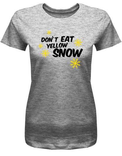 dont-eat-yellow-snow-Damen-Shirt-grau