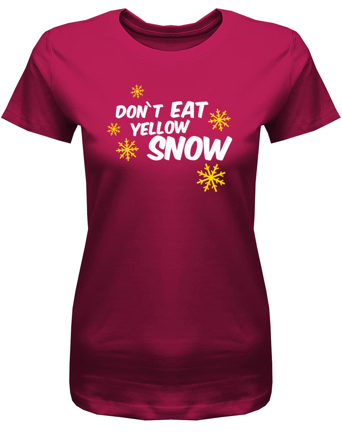 dont-eat-yellow-snow-Damen-Shirt-sorbet
