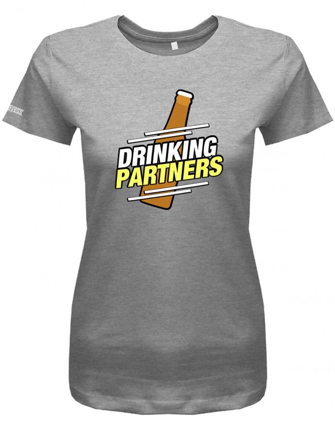 drinking-partners-damen-shirt-grau