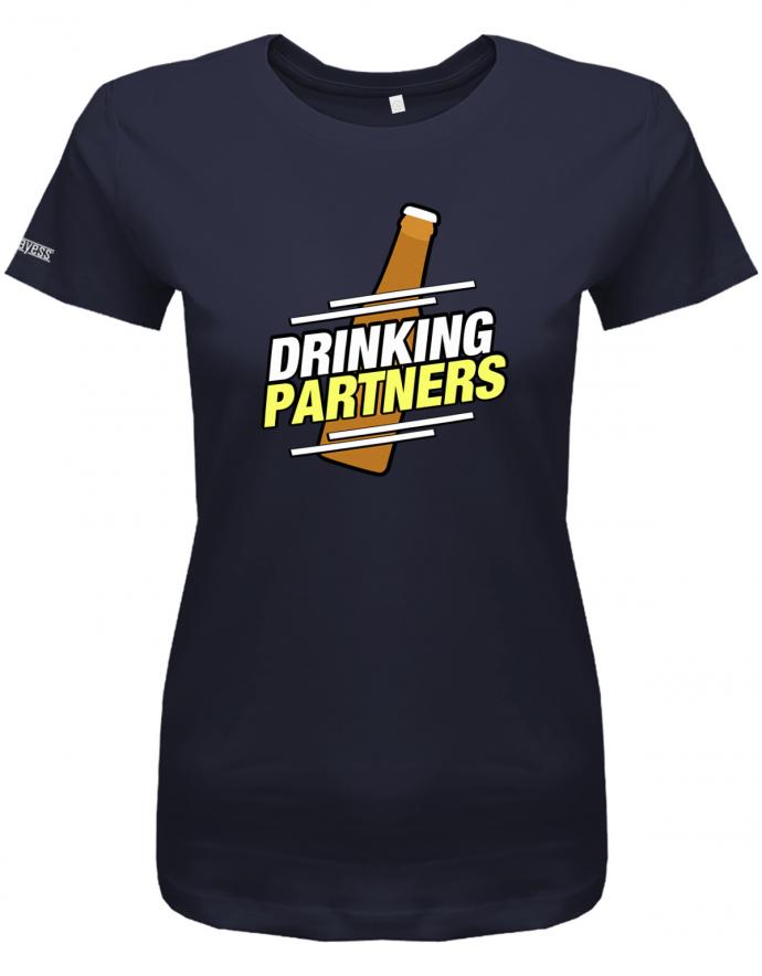 drinking-partners-damen-shirt-navy