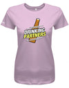 drinking-partners-damen-shirt-rosa