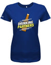 drinking-partners-damen-shirt-royalblau