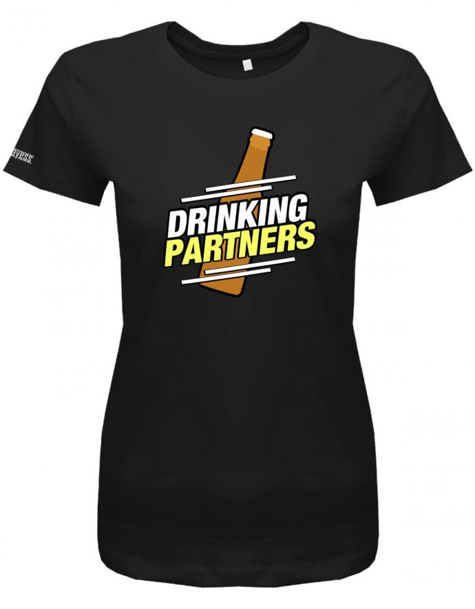 drinking-partners-damen-shirt-schwarz