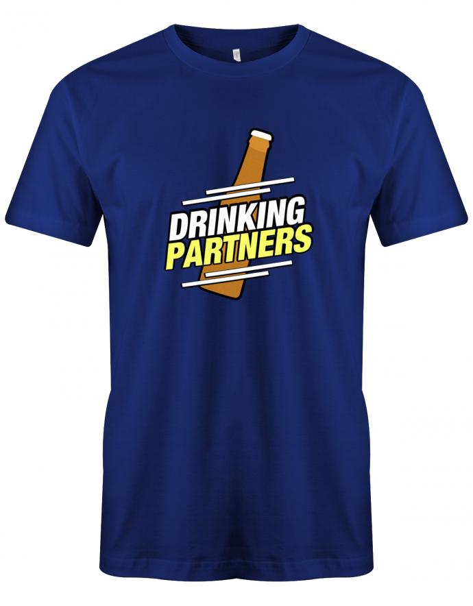 drinking-partners-herren-shirt-royalblau