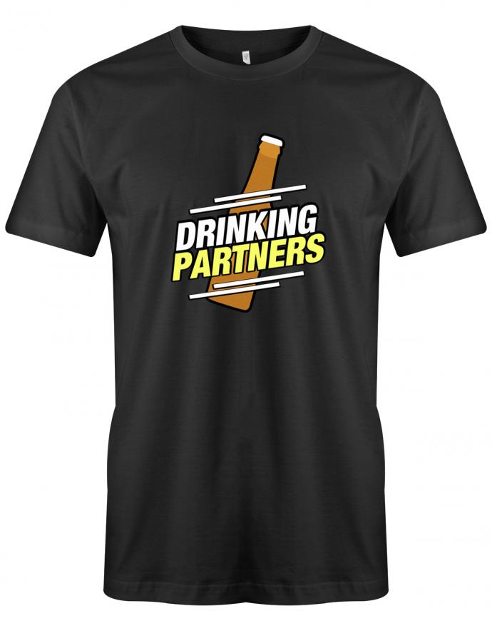 drinking-partners-herren-shirt-schwarz