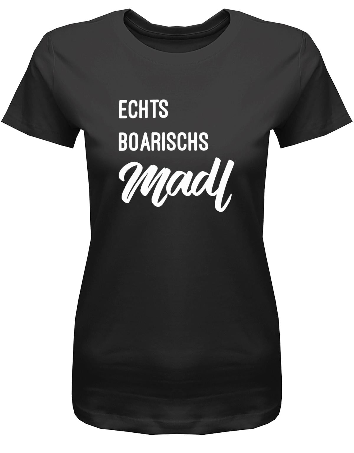 echts-boariches-madl-damen-shirt-schwarz