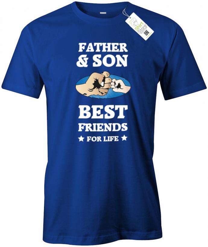 father-and-son-best-friends-for-life-herren-royalblau
