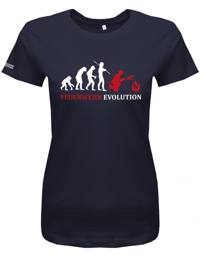 feuerwehr-evolution-damen-shirt-navy