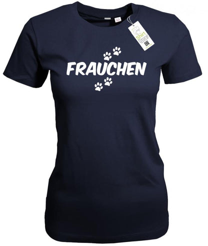 frauchen-damen-shirt-navy