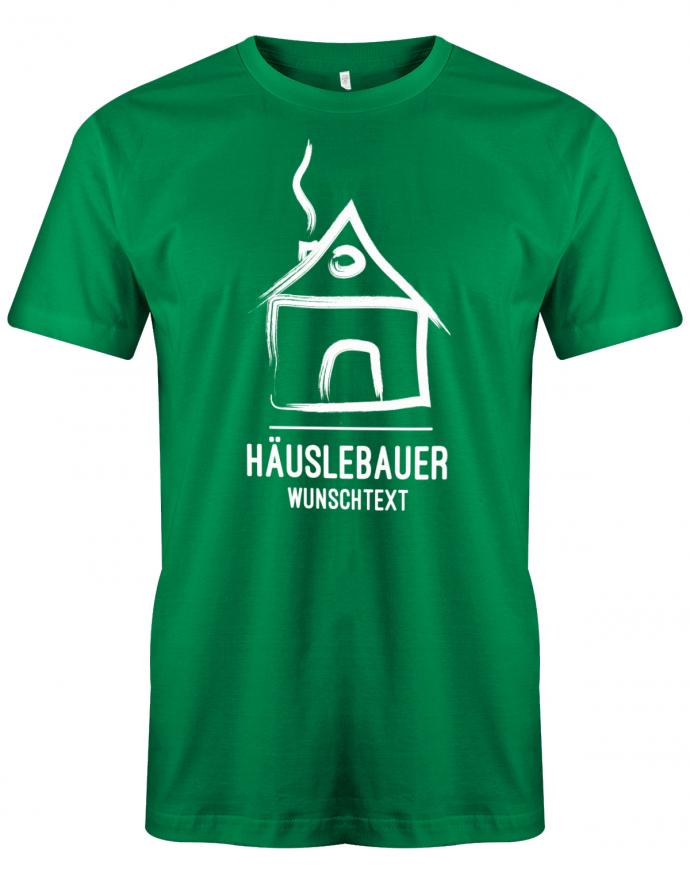 haeuslebauer-Wunschtext-Herren-Shirt-Gruen