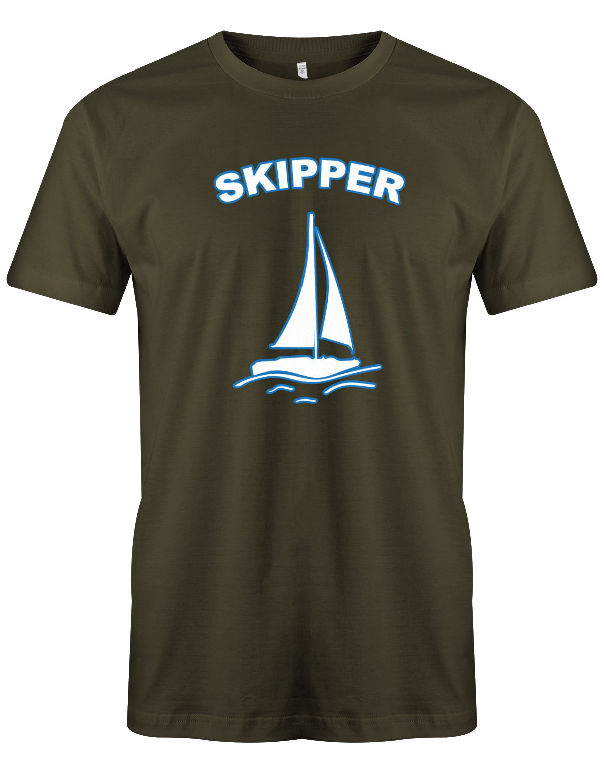 Skipper Segler - Segeln - Herren T-Shirt Army
