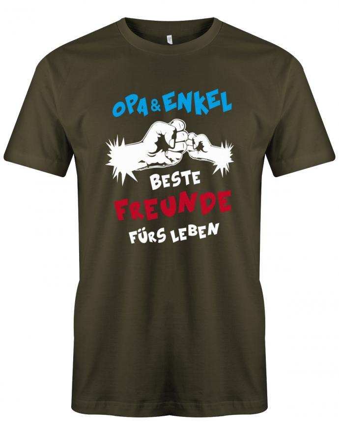 Opa Enkel Shirt - Opa & Enkel beste freunde fürs leben Faus an Faust. Im Comic look. army