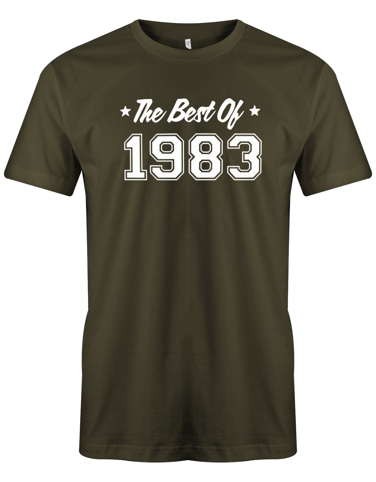 The best of 1983 - T-Shirt 40 Geburtstag Männer - Jahrgang 1983 TShirt  Army