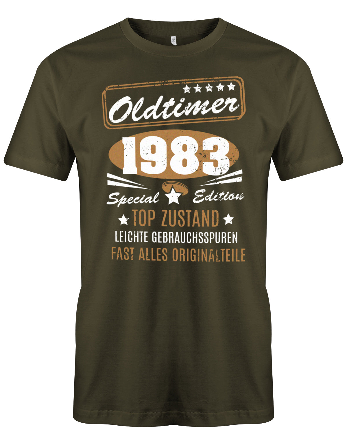 Oldtimer 1983 Special Edition Top Zustand - T-Shirt 40 Geburtstag Männer myShirtStore Army