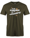 Schreiner und Tischler Shirt. Männer Shirt bedruckt mit: Ich bin Schreiner was sind deine Superkräfte? Army