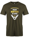 Rentner des Jahres 2023 personalisiert mit Name- Rente Männer T-Shirt