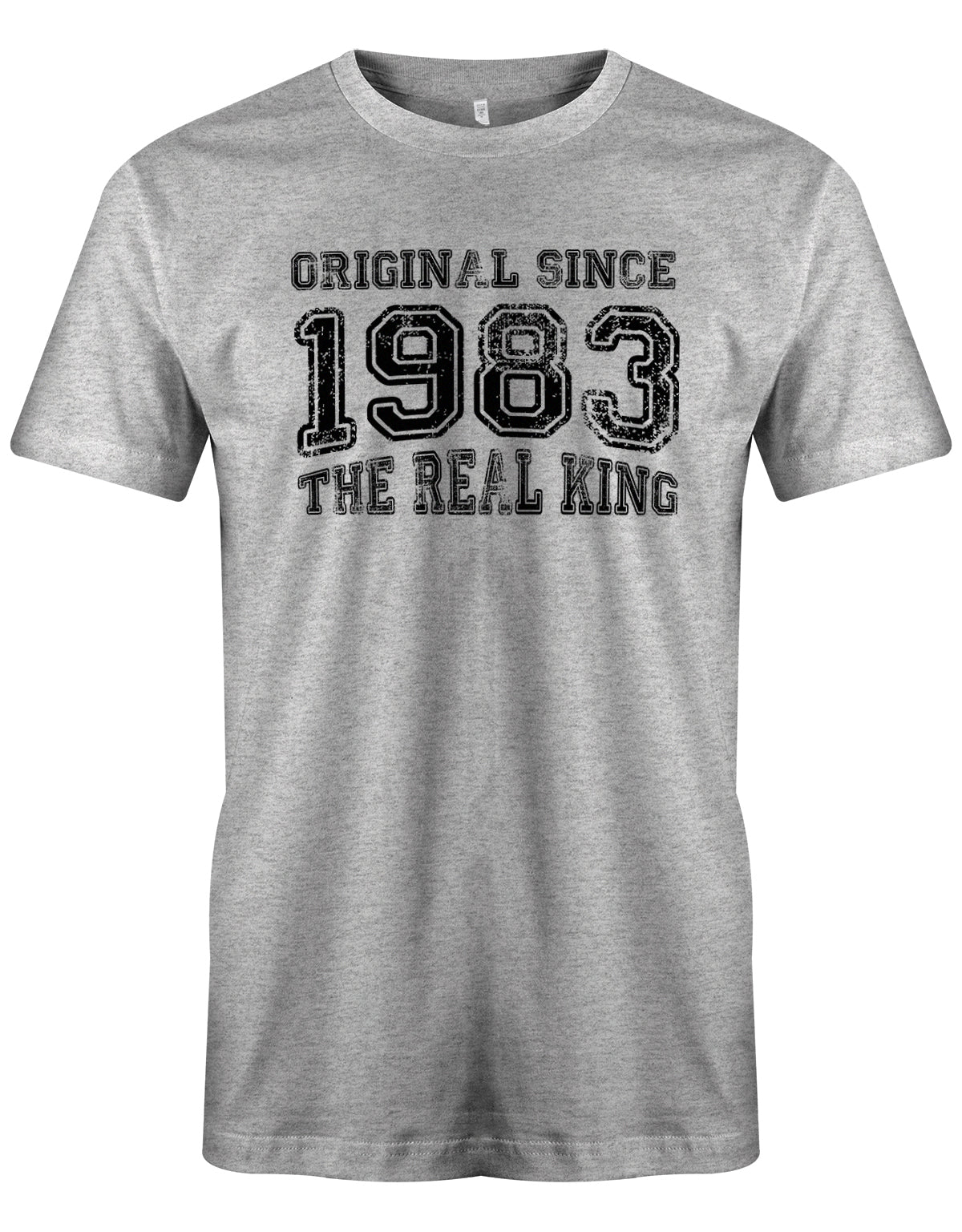 Original Since 1983 The Real King Grunge Look - Jahrgang 1983 Geschenk Männer Shirt