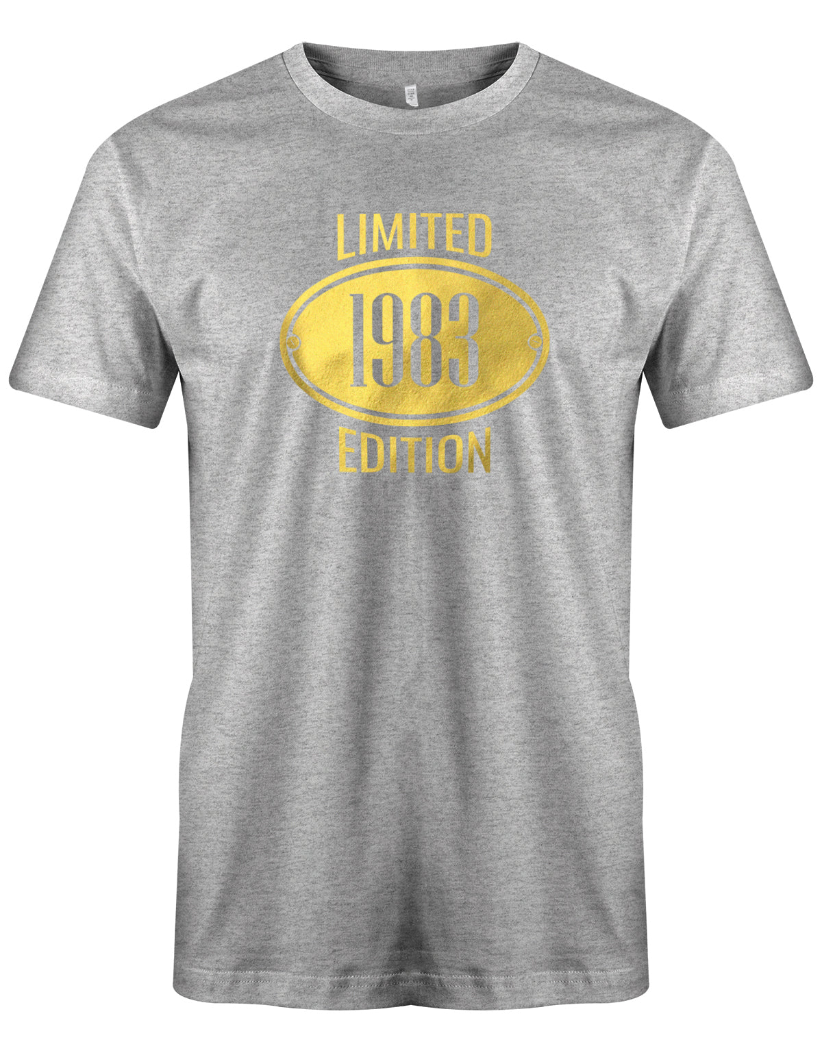 Limited Edition Gold 1983 - T-Shirt 40 Geburtstag Männer myShirtStore Grau