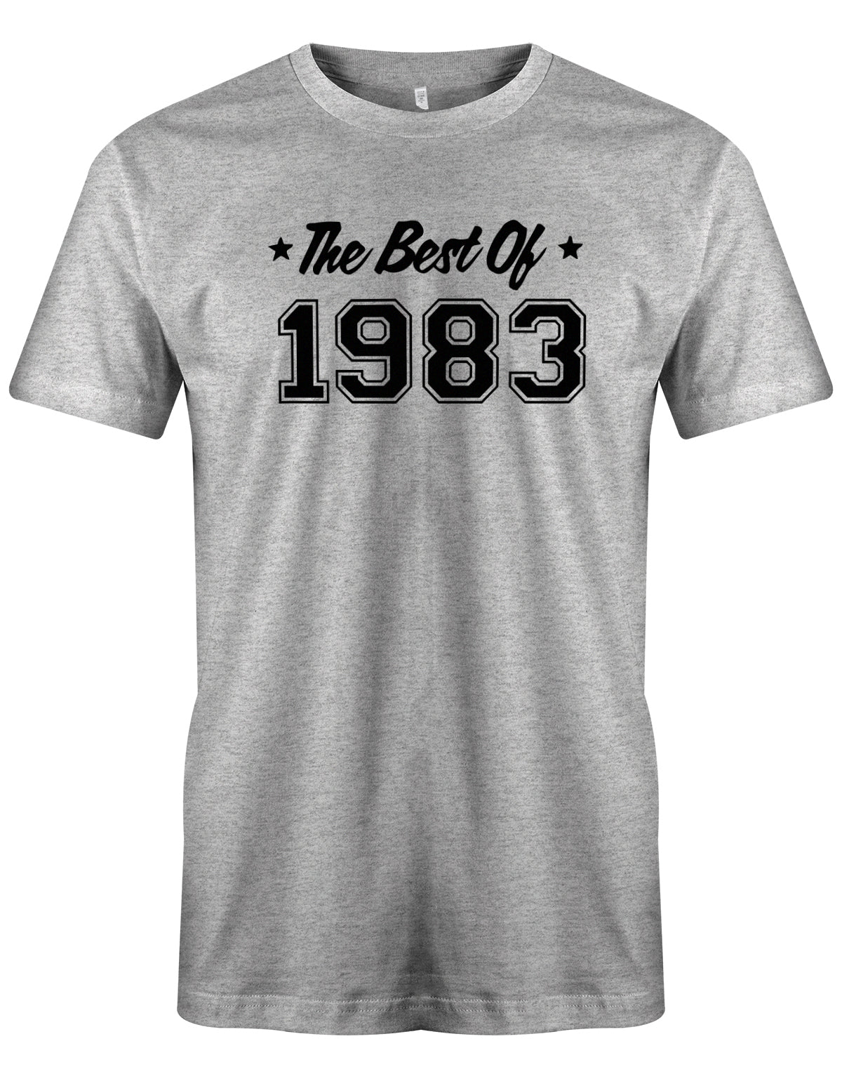 The best of 1983 - T-Shirt 40 Geburtstag Männer - Jahrgang 1983 TShirt  Grau