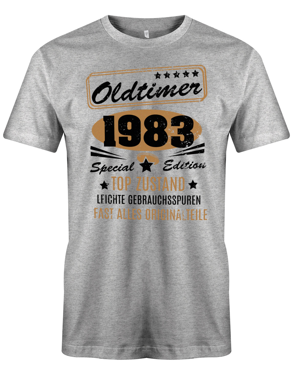 Oldtimer 1983 Special Edition Top Zustand - T-Shirt 40 Geburtstag Männer myShirtStore Grau