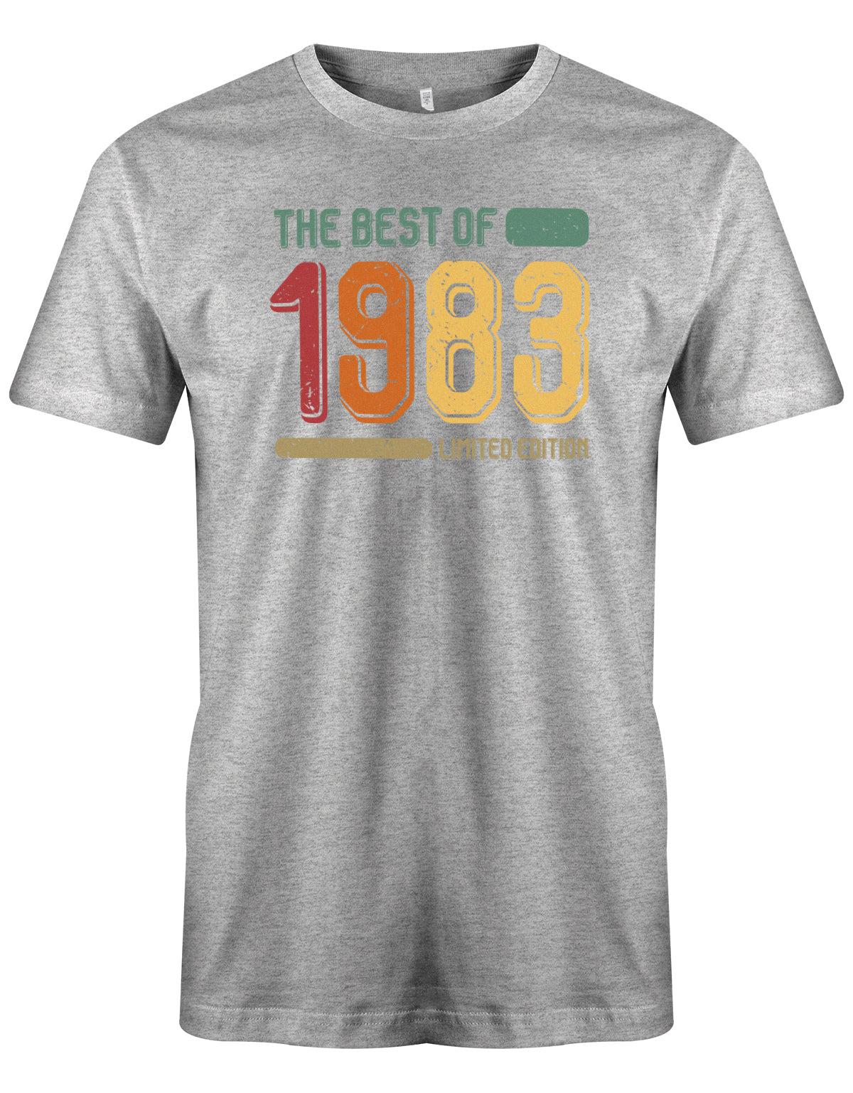 The best of 1983 Limited Edition Vintage TShirt - T-Shirt 40 Geburtstag Männer myShirtStore Grau