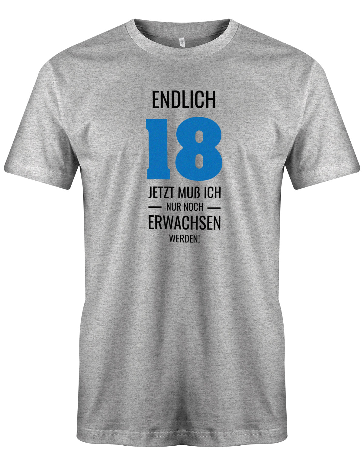Lustiger Spruch 18. Geburtstag' Männer T-Shirt