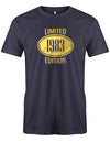 Limited Edition Gold 1983 - T-Shirt 40 Geburtstag Männer myShirtStore Navy