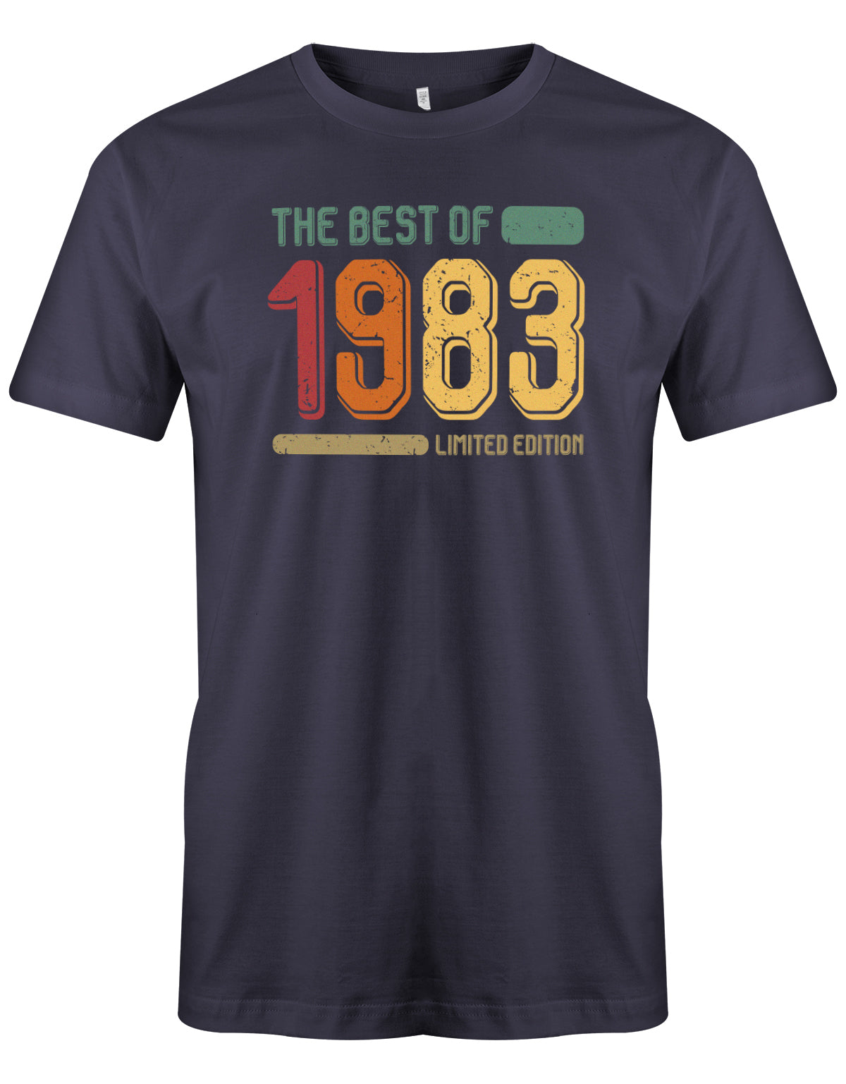 The best of 1983 Limited Edition Vintage TShirt - T-Shirt 40 Geburtstag Männer myShirtStore Navy