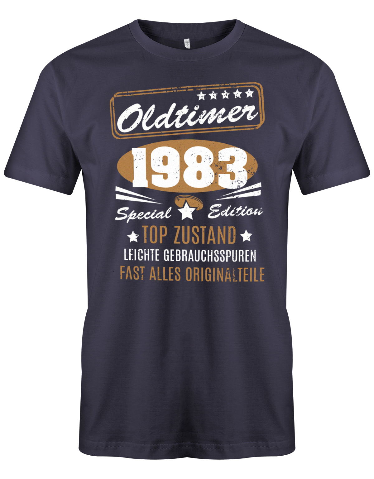 Oldtimer 1983 Special Edition Top Zustand - T-Shirt 40 Geburtstag Männer myShirtStore Navy