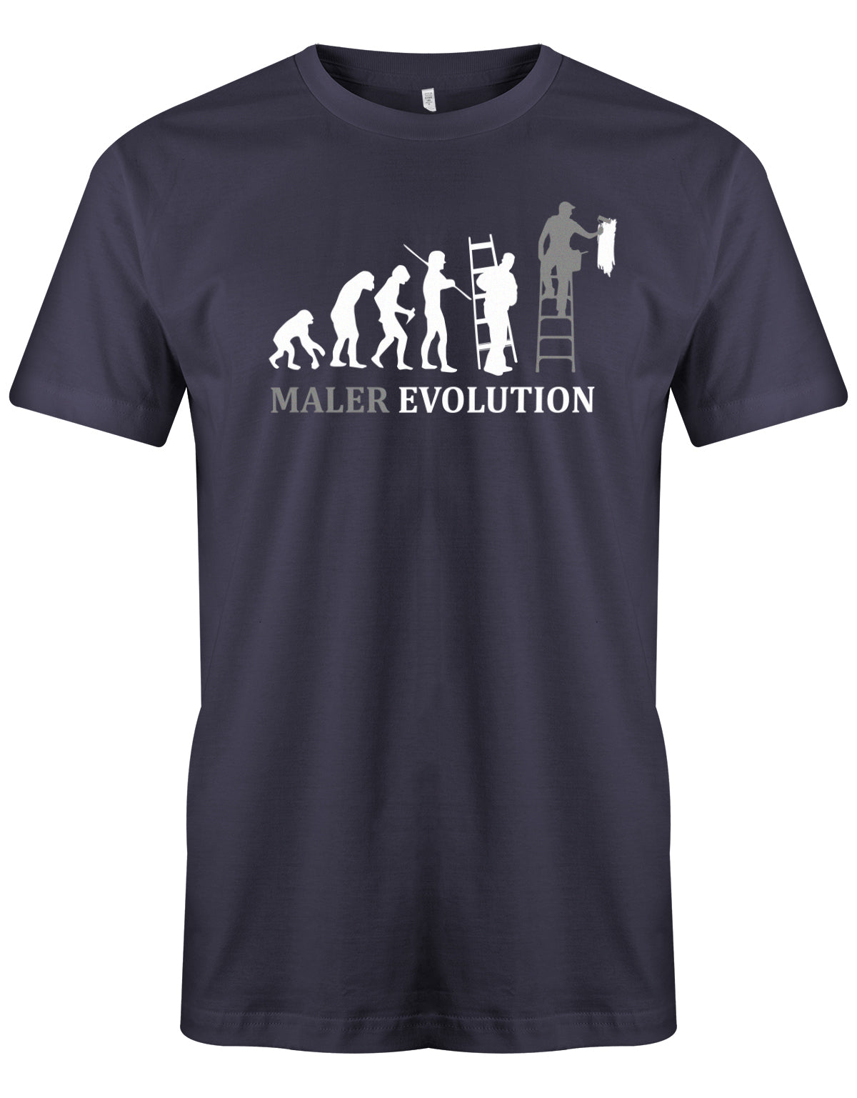 Maler und Lackierer Shirt - Maler Evolution Navy