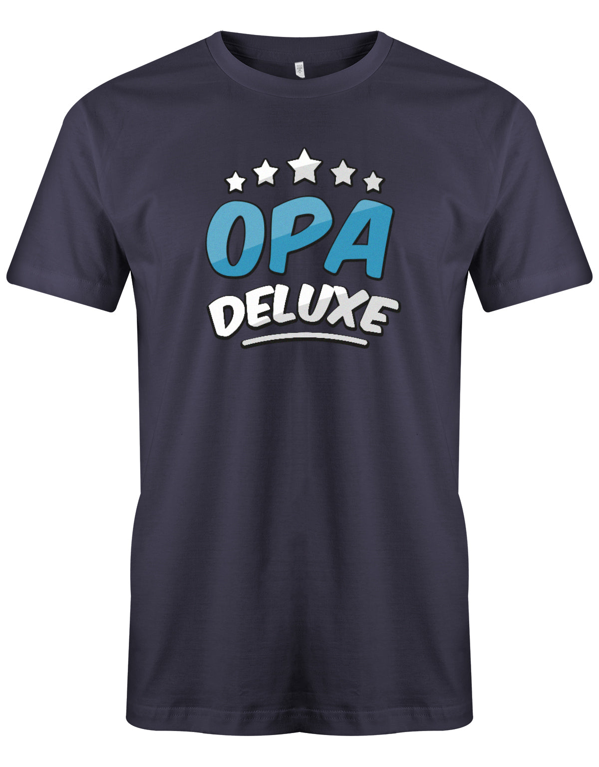 Opa T-Shirt – 5 Sterne Opa Deluxe. Navy