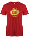 Limited Edition Gold 1983 - T-Shirt 40 Geburtstag Männer myShirtStore Rot
