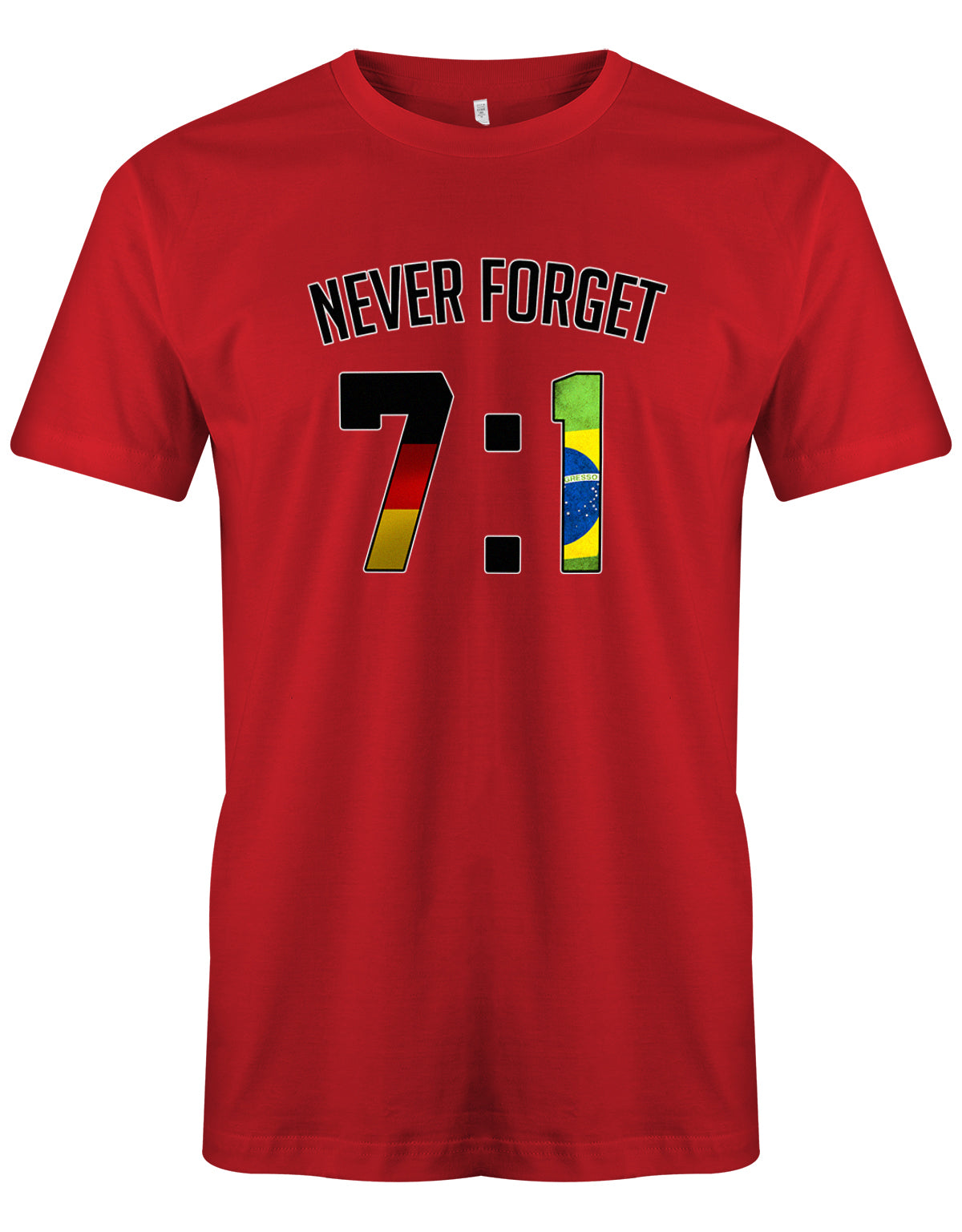 Deutschland Fan Shirt - WM - 7:1 - Never forget - Fan - Herren T-Shirt