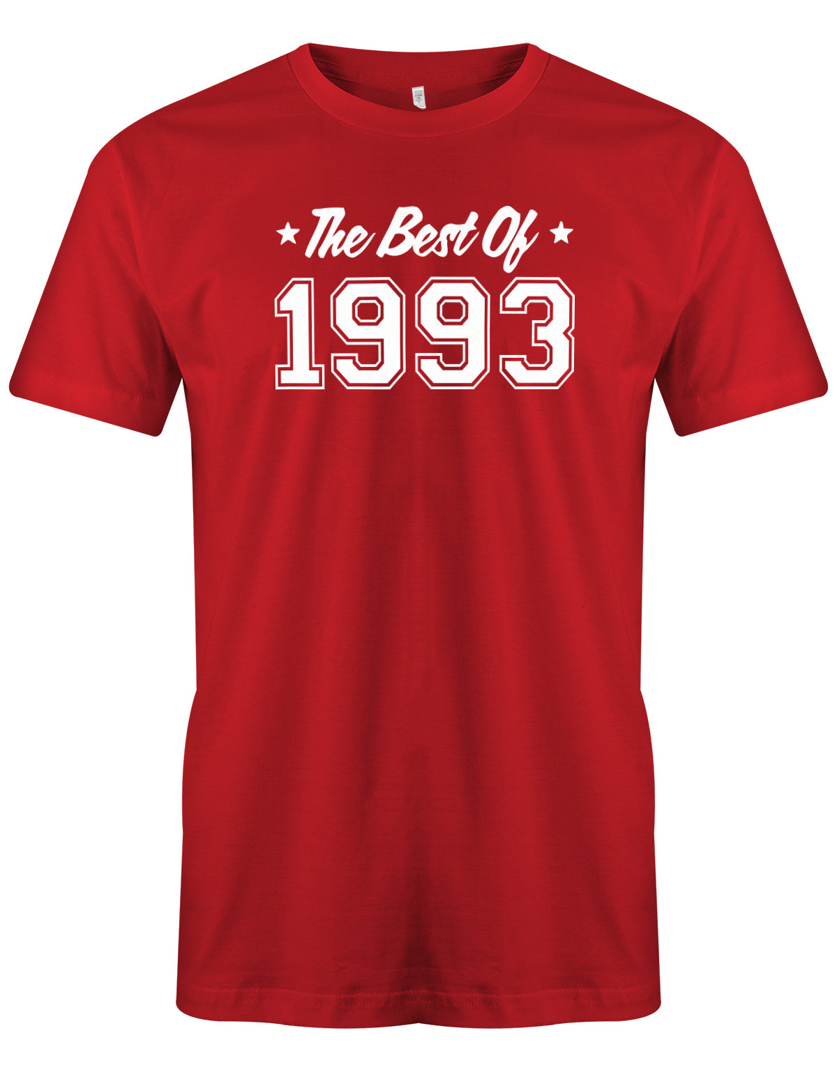 Cooles T-Shirt zum 30 Geburtstag für den Mann Bedruckt mit: The best of 1993 - das beste aus 1993. Das 30 Geburtstag Männer Shirt Lustig ist eine super Geschenkidee für alle 30 Jährigen. Man wird nur einmal 30 Jahre. 30 geburtstag Männer Shirt ✓ 1993 geburtstag shirt ✓ t-shirt zum 30 geburtstag mann ✓ shirt 30 mann  Rot