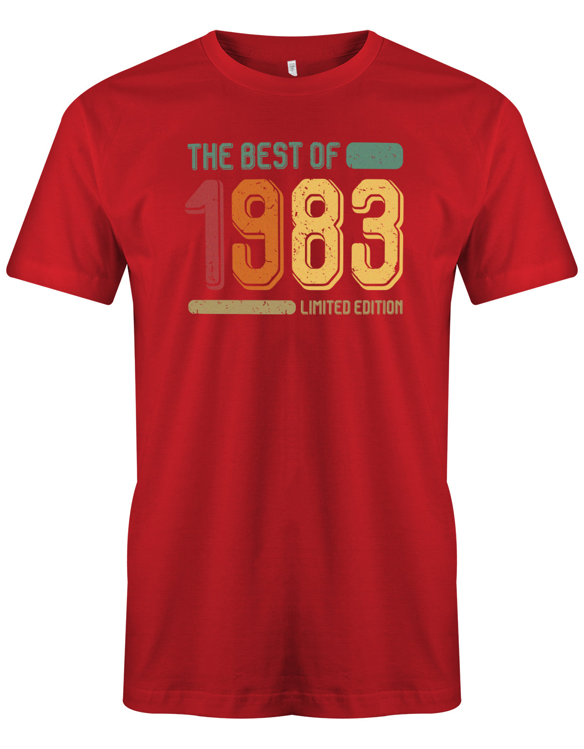The best of 1983 Limited Edition Vintage TShirt - T-Shirt 40 Geburtstag Männer myShirtStore Rot