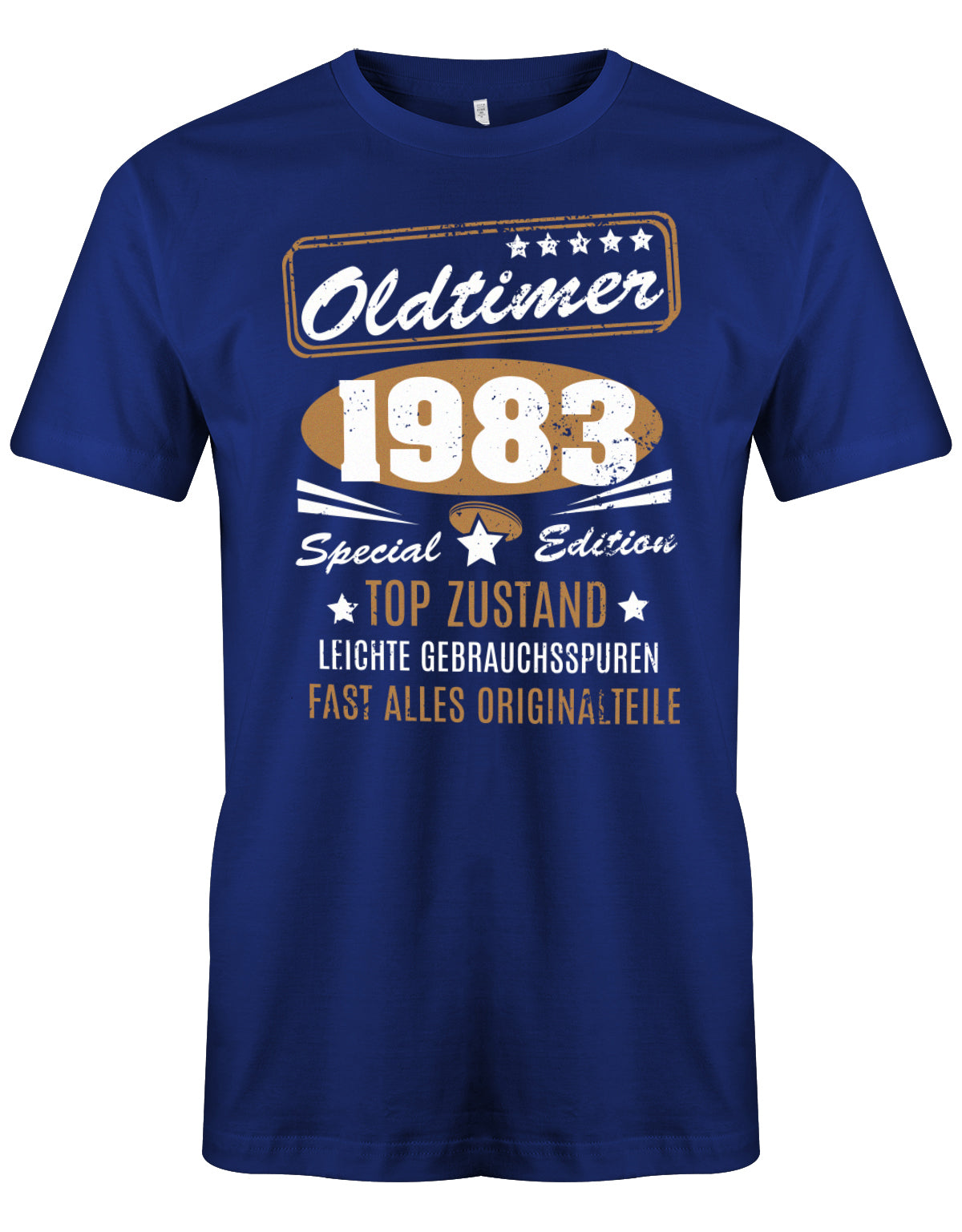 Oldtimer 1983 Special Edition Top Zustand - T-Shirt 40 Geburtstag Männer myShirtStore Royalblau