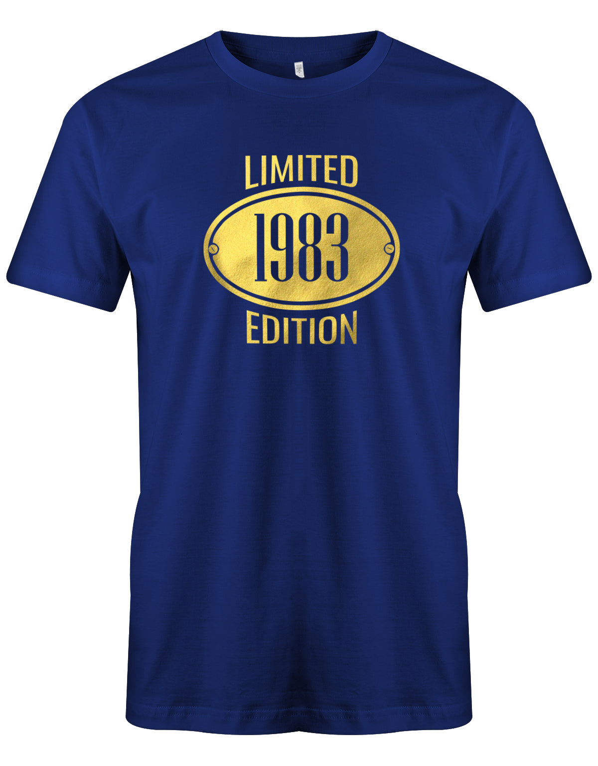 Limited Edition Gold 1983 - T-Shirt 40 Geburtstag Männer myShirtStore Royalblau