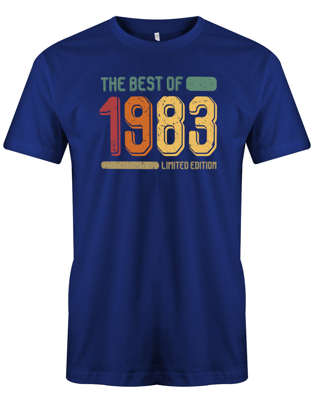 The best of 1983 Limited Edition Vintage TShirt - T-Shirt 40 Geburtstag Männer myShirtStore Royalblau